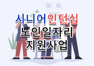 시니어인턴십 노인일자리지원사업